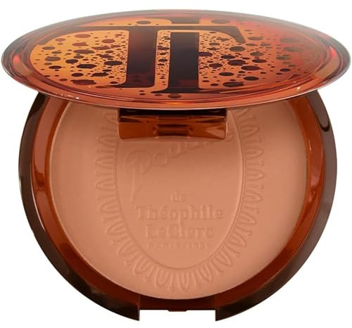 T.LeClerc Bronzer Puder KUPFERFARBENE - Mattes Finish Bronzing Face Powder – Puder Makeup für Gesicht - Vegan - Dermatologisch getestet - France (KUPFERFARBENE Sonne)