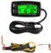 Runleader Digital Stunden Meter Tachometer, Motor Temperatur Messgerät mit Warnung Temp,3 Hintergrundbeleuchtung Anzeige für Generator Schneemobil Rasen Traktor Pit Bike (RL-HM035A1)