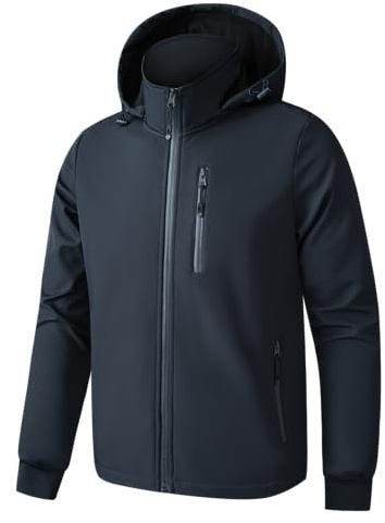 TONY BACKER Veste Lumière Homme Veste Décontracté Veste Bomber Léger Décontracté Homme Printemps/Été/Automne