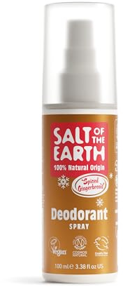 Salt of the Earth Nachfüllbares natürliches Deodorant, 100 % natürliche Inhaltsstoffe, vegan, langanhaltender Schutz, geeignet für Frauen, Männer und Kinder, 100 ml