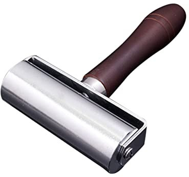 Lurrose Lederpresswerkzeug Solide Lederwerkzeuge Tragekoffer Aus Aluminium Spulenständer Druckrolle Häkeltaschen-kit Aus Leder Telefonstuhl Puppenköpfe Zum Basteln Rollen Druckwalze Fest