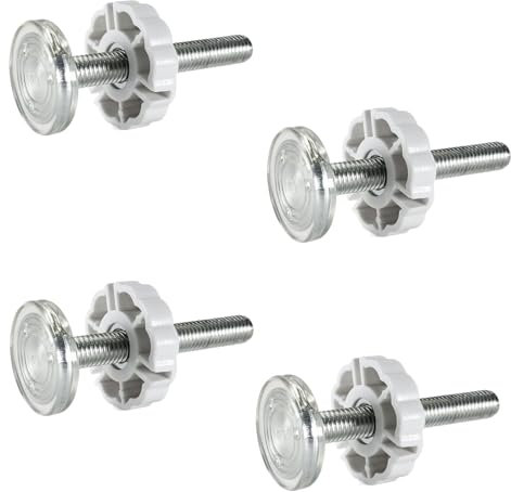 Barrera Seguridad Niños 4 Piezas, Varillas de Husillo M10, Perno para Puerta Presión de Bebé, Tornillos Montados Puerta Bebé, para Puertas de Seguridad para Mascotas Perro Bebés Escalera, 10mm