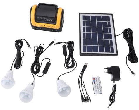 Générateur D'énergie Solaire Centrale Électrique Portable 5000mAh Avec Panneau Solaire Pour Camping D'urgence