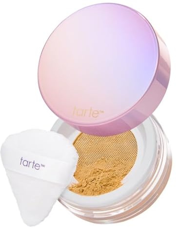 tarte ORIGINAL | CREASELESS setting powder - Polvo fijador | Fija tu look hasta 16 horas | VEGANO | by BELLA | 7 gr. | (HONEY, 7 gramos (Paquete de 1))
