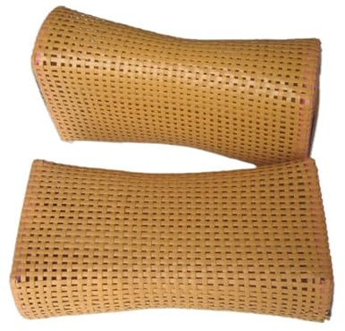 NihaoWXM Reposacabezas De Madera para Sauna 2 reposacabezas de Sauna medianos y Grandes, Hechos a Mano, bambú Trenzado, con Almohada Hueca for Verano, Accesorios for Sala Vapor