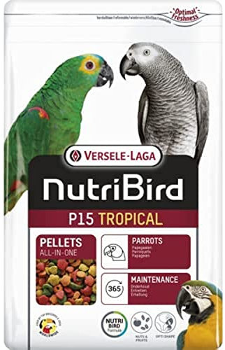 Versele-Laga Erhaltungsfutter Nutribird P15 Tropical für Papageien 1kg