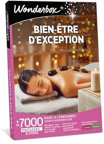 Wonderbox - Bien-être D'exception - Coffret Cadeau - Idée Cadeau Relaxation