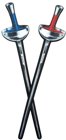 Liontouch - Degen, Rot & Blau | Für Jungen & Mädchen ab 3 Jahren | Schaumstoffspielzeug für Kinder im realistischen Design | Sicheres & spielerisches Einführungs- & Übungsschwert für Junge Fechter