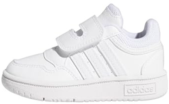 adidas Mixte bébé Hoops Shoes, Cloud White/Cloud White/Cloud White, 21 EU