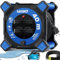 MASKO® Enrouleur de câble, 40 m, avec prises de terre et poignée enroulée, protection thermique, pour extérieur, IP44, 1000 W, ~ 3000 W, avec poignée de transport et gants de montage