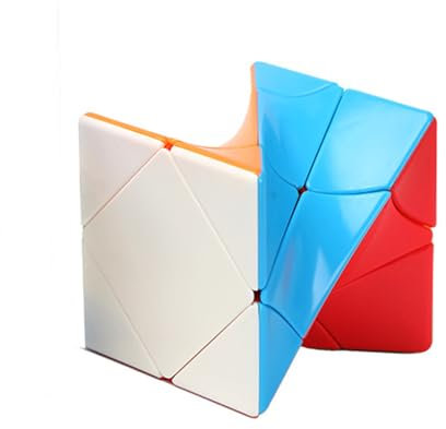 Zauberwürfel Twist Skewb Cube Stickerless Geschwindigkeit ​​ Würfel 3D Puzzles Würfel Lebendige Farbe Magic Puzzle Spielzeug (Alien-Twist)