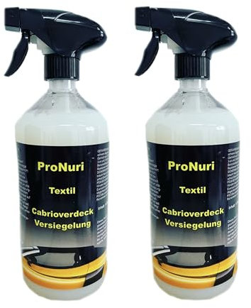 2x 1 L Cabrioverdeck Versiegelung Imprägnierung Cabrio Stoff Textil Verdeck