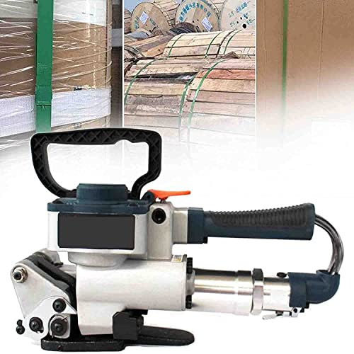 ZMJGLL Strumento di reggiatura pneumatica,Reggiatrice Manuale,Tensione Massima 3500N,Reggiatrice riscaldante,per imballaggio Industriale