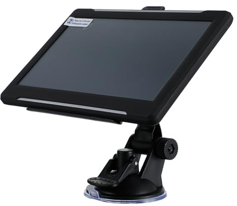 Uonlytech Navegador GPS para Camión y Coche Pantalla Táctil De Navegación Vehicular Compacta con Alerta por Voz y Fácil Instalación Compatible con Mapas De Europa