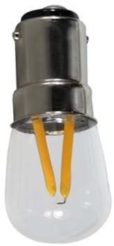 B15D B15 luz con filamento Led T22 bombilla de foco de vela 12V 110V 220V BA15D COB nevera congelador lámpara candelabros 12 V(Milky shell,WHITE_AC DC 12V_NO_1.5W)