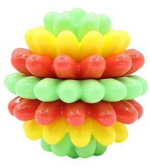 YROHGKPN Balle de soin dentaire texturée pour des balles puissantes et non permanentes - Construction en caoutchouc flexible avec une prise en main facile - Balle de massage pour chien de 5,95 cm de