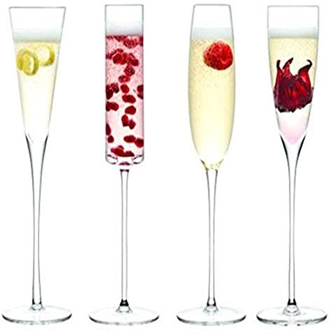 LSA LL04 Lulu champagneflöjt 150-175 ml klar blandad x 4