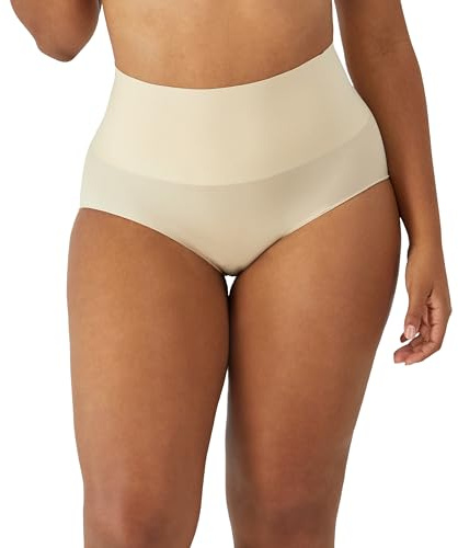 Maidenform womens Tame Your Tummy Shaping Lace With Cool Comfort Dm0051 Shapewear Briefs, Transparent, Medium US