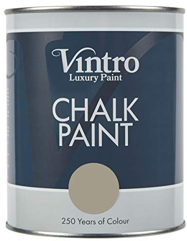 Vintro | Chalk Paint | Furniture Paint | Shabby Chic | Upcycle | Decorate | Ultra Matt Finish | 1 Litre (Stonebreaker)