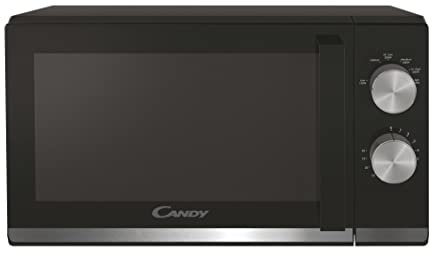 Candy Moderna Forno a Microonde 20 Litri, 700W, 6 Livelli di Potenza, Funzione Defrost, Timer e Segnale Acustico di Fine Cottura, App hOn, Libera Installazione, 45,2 x 34,6 x 26,2 cm, Nero - CMW20TNMB