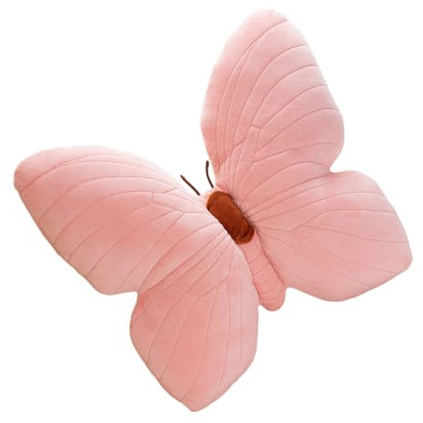 YiQinzcxg Schmetterlingsförmiges Plüschkissen Schmetterlingsförmiges Plüschkissen Weiche Gefüllte Kissen Für Couch Bett Auto Dekorativer Überwurf