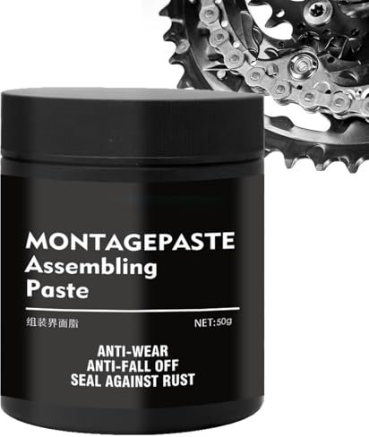 Grasso per moto, lubrificante per bicicletta | Grasso per catena da bicicletta completamente sintetico | Grasso per montaggio Super Lube, grasso per cuscinetti ruota, grasso multiuso per ciclismo e ma