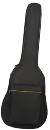 Harilla Gitarrentasche, gepolstert, Gitarrenkoffer, gepolstertes Canvas, verstellbarer Schultergurt, Gigbag, Gitarrenrucksack, für Folk-Gitarre, 36 Zoll