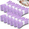 Purple Refill Bags for Cat Litter, Pack of 12, Compatible Litter Locker Refill Cassette, 4.5 m Nappy Bin, Refill Cassettes, Cat Bucket, for Most Rubbish Bins, Nappy Containers and Cat Litter