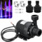 BAIFULAI Wasserpumpe Brushless, DC 12V 800L/H 5M Tauchwasserpumpe Bürstenlose Tauchpumpe Keramik Pumpenkern Mini Wasserpumpe Amphibienpumpe für Aquarium Brunnenpool Teich