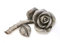 TEMPELWELT® Figurine décorative funéraire Rose - pétale de Rose 17 cm - polystone Aspect Pierre Gris, décoration funéraire, Fleur pour Lieu de deuil - décoration de Jardin