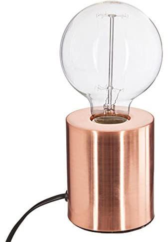 Atmosphera - Lampe socle Saba cuivre - métal H11 cm