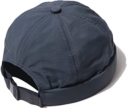 Clakllie Unisex Docker Mütze Damen Docker-Cap Hafenmütze Seemannsmütze Herrenhut Bikercap Hat Wandermütze Seemannskappe Quick Drying Cap Ohne Schirm,CT81-Gray