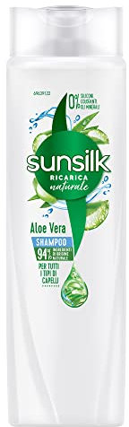 Sunsilk, Shampoo Aloe Vera, Shampoo per Capelli Secchi e Disidratati, Formula Nutriente ed Idratante, con Aloe Vera, Dona Morbidezza e Luminosità, Senza Siliconi e Oli Minerali, 250 ml