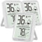 AyayaBoss 3 Pièces Hygromètre Numérique Thermomètre Intérieur Thermomètre D'ambiance Moniteur de Température et Humidimètre pour Le Confort du Bureau à Domicile Thermomètre de Reptile