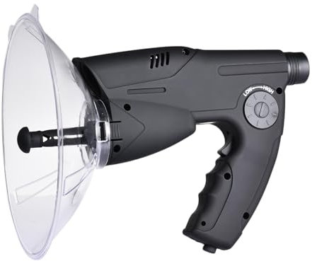 Dish Directional Microphone - 8X Bionic Outdoor Bird Listening Device | Parabolic Dish Directional Microphone, Monocular Sound Amplifier for Long Distance Hearing Monocular, Birds Listening Telescope