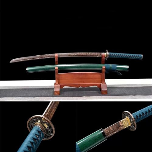 Spada in legno Bokken fatta a mano con fodero, Spada da samurai per bambini, Spada Ninja per bambini, Lama in legno, Spada da samurai giapponese Katana, Spada in legno per bambini - Spada-103CM