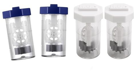 Uxsjakjsd 4xContact Lens Cleaner Case Eye Contact Lens Washer Machine Portable Travel Washer Machine