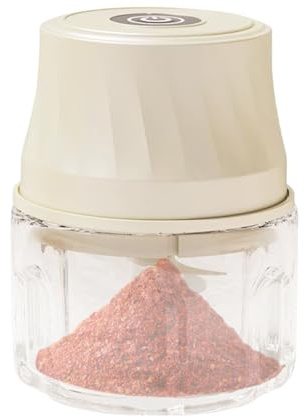 Picador De Ajo Mini - 350ml Utensilios de Cocina de Alta Velocidad - Picador Y Procesador Eléctrico Para Alimentos,Para Carne Zanahoria Fruta Ensalada Puré Hogar Cocina Comercial