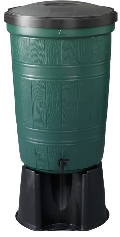 Straight Plc Andersons Garden Lake Water Butt Kit including Stand and Diverter, Multi-Colour, 200 Litre