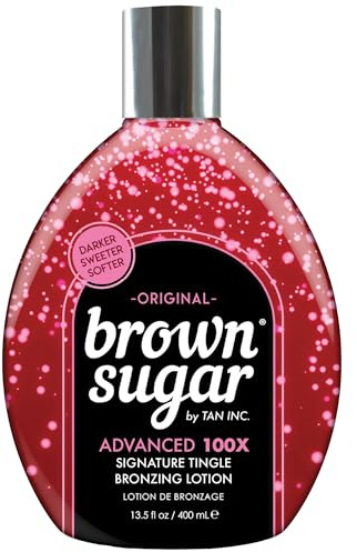 Tan Incorporated Special Dark Brown Sugar Tingle-Free Advanced 45 Bronzer Tanning Lotion 400ml