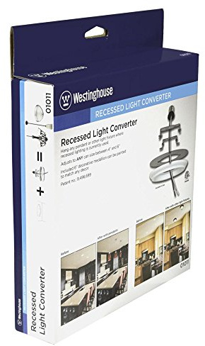 Westinghouse 0101100 Recessed Light Converter, 1, Finished White