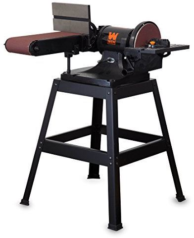 WEN 6508 6 x 48 in. Belt and 9 in. Disc Sander with Stand
