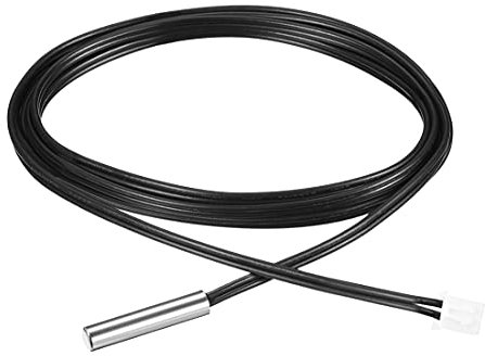 sourcing map 5K NTC Thermistorsonde 39,4 Zoll Edelstahl empfindlicher Temperatursensor