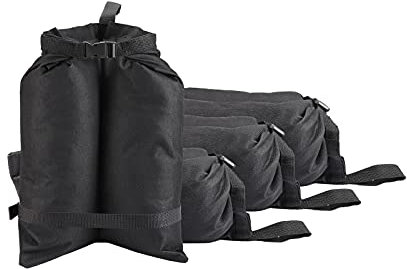YFCTLM Pavillongewichte 4 stücke Baldachin Gewichtsbeutel 30 kg / 1058.22Oz Maximal Lager Zelt Sandbeutel Doppelfass Marquee Bein Sand Basis Felbare Gewichtete Füße (Color : SD 003)