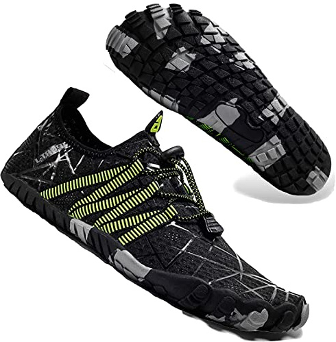 Barefoot Water Shoes Mens Womens Aqua Sea Swim Beach Shoes Mens Surf Quick Dry Ladies Lightweight Sport Wet Pool Diving Unisex