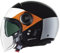 NOLAN HELMET N21 VISOR 06 ONIRICO 345 XL, Black/White/Orange