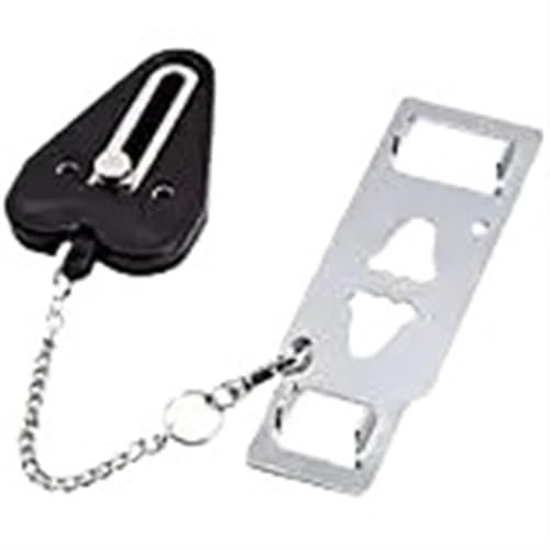 Lucchetto a catena for porta, lucchetto a catena for porta, 1PC Fibbia antifurto portatile for porta da viaggio Camera d'albergo Serratura antifurto Serratura for porta Chiusura rimovibile Anti-perver