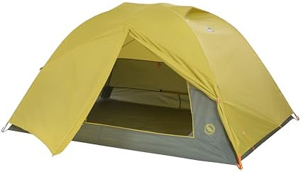 Big Agnes Blacktail & Blacktail Hotel Tent - Backpacking Tent for Camping, 3 Season, Ultralight, Waterproof, Warm Olive/Chinois Green, 3 Person (2025)