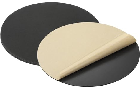 PATIKIL Base de Lampe de 11 Pouces de Diamètre Feutre 3Pcs Mousse Épaisse de 2mm Adhésif en Eva Antidérapant Protection Pad Mat pour Lampe Meubles Bricolage Artisanat, Noir