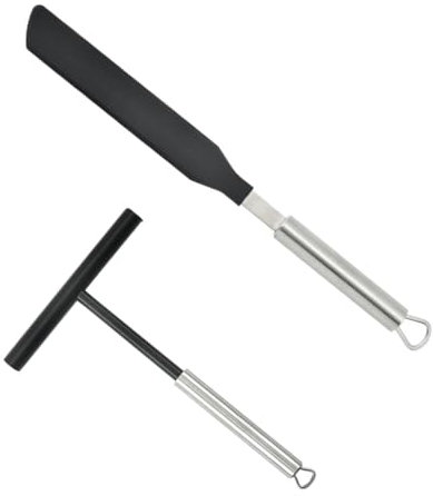 Versatile Crepes Maker and Spatula Set Stainless Steel Crepes Distributor
